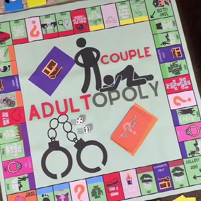 Couple Adultopoly, Couple Adult Opoly Board Game