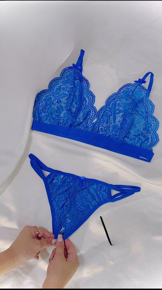 Sapphire Whisper Lingerie