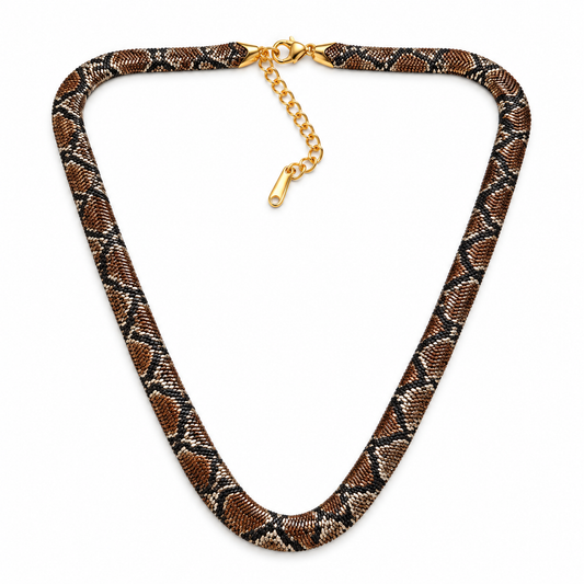 Serpent Statement Necklace – A Symbol of Mystery & Power
