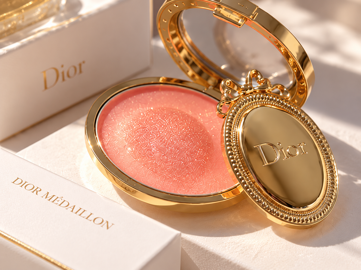 Dior Médaillon Sparkly Lip Balm –  Crystal Pink |