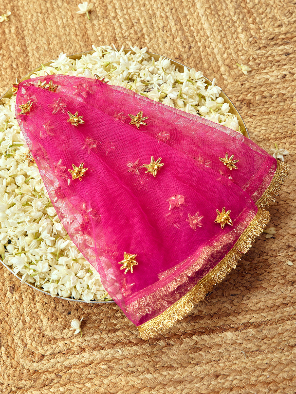 Kumkum Essential Karwa Chauth Pooja Hamper - Rani Pink