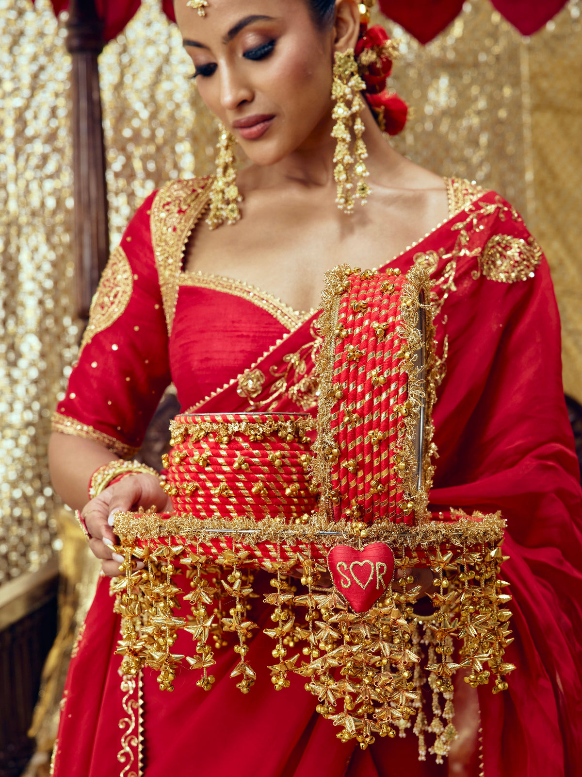 Kumkum Essential Karwa Chauth Pooja Hamper - Red