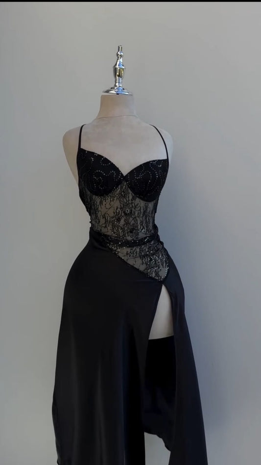 Obsidian Allure Lingerie Set